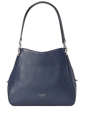 Kate Spade Leila Medium Triple Compartment Shoulder Bag in Blazer Blue